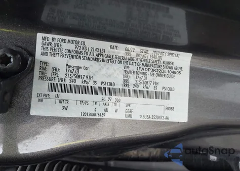 2013 Ford Focus Se from USA, damaged, VIN 1FADP3K22DL104805